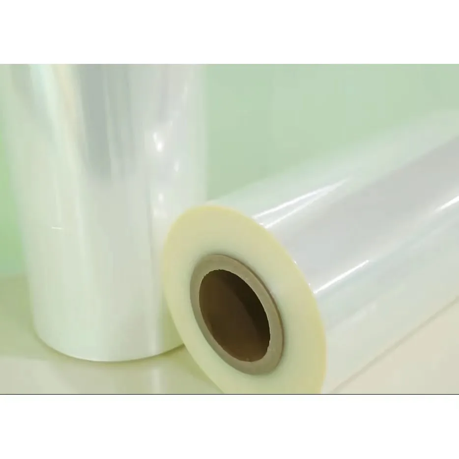 Clear center folded pof plastic shrink wrap polyolefin plastic film for packaging soap