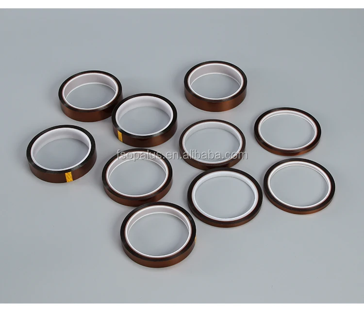 Custom Low Price Esd Die Cut Polyimide Black Kaptone Tape