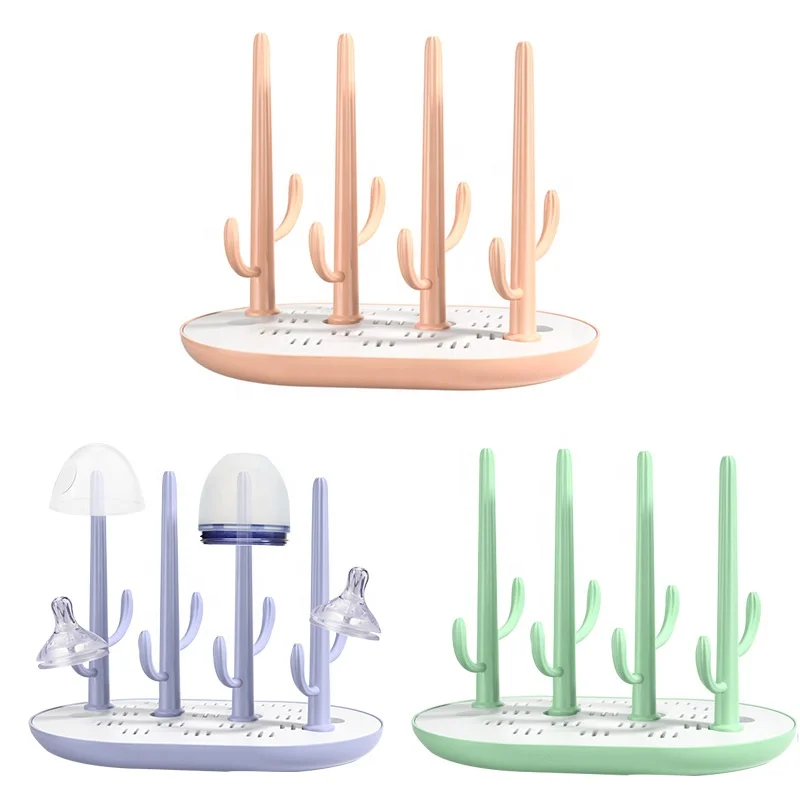 2022 hot selling feeding bottle drying rack kitchen bottle dryer holder foldable baby bottle drying rack