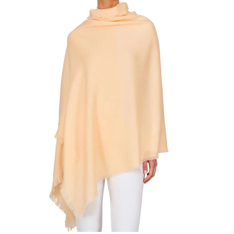 Wholesale AW woven soft cashmere scarves popular outdoor wear comfortable warm pashmina scarf