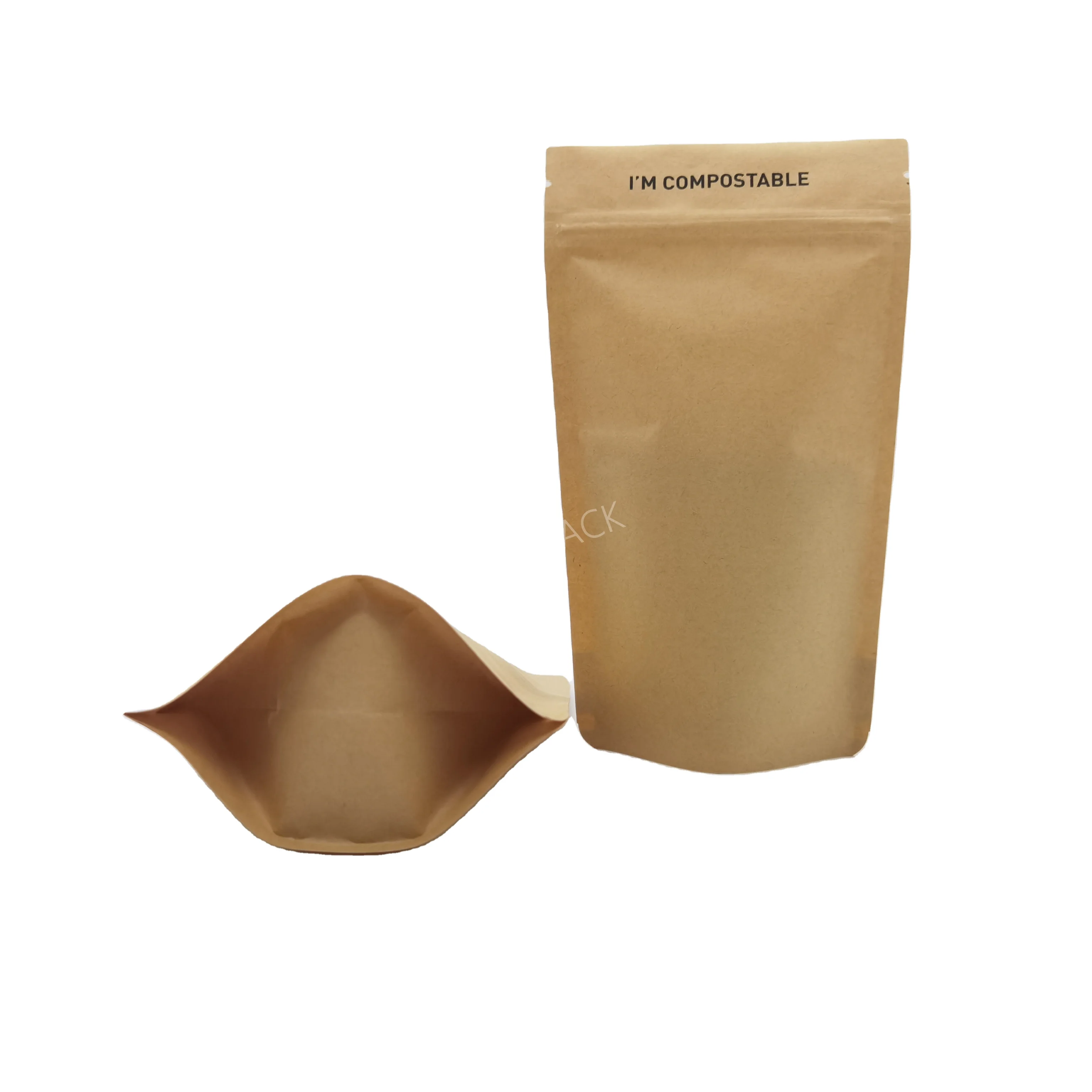 
 100% биоразлагаемый домашний компостный мешок для еды с био-молнией  