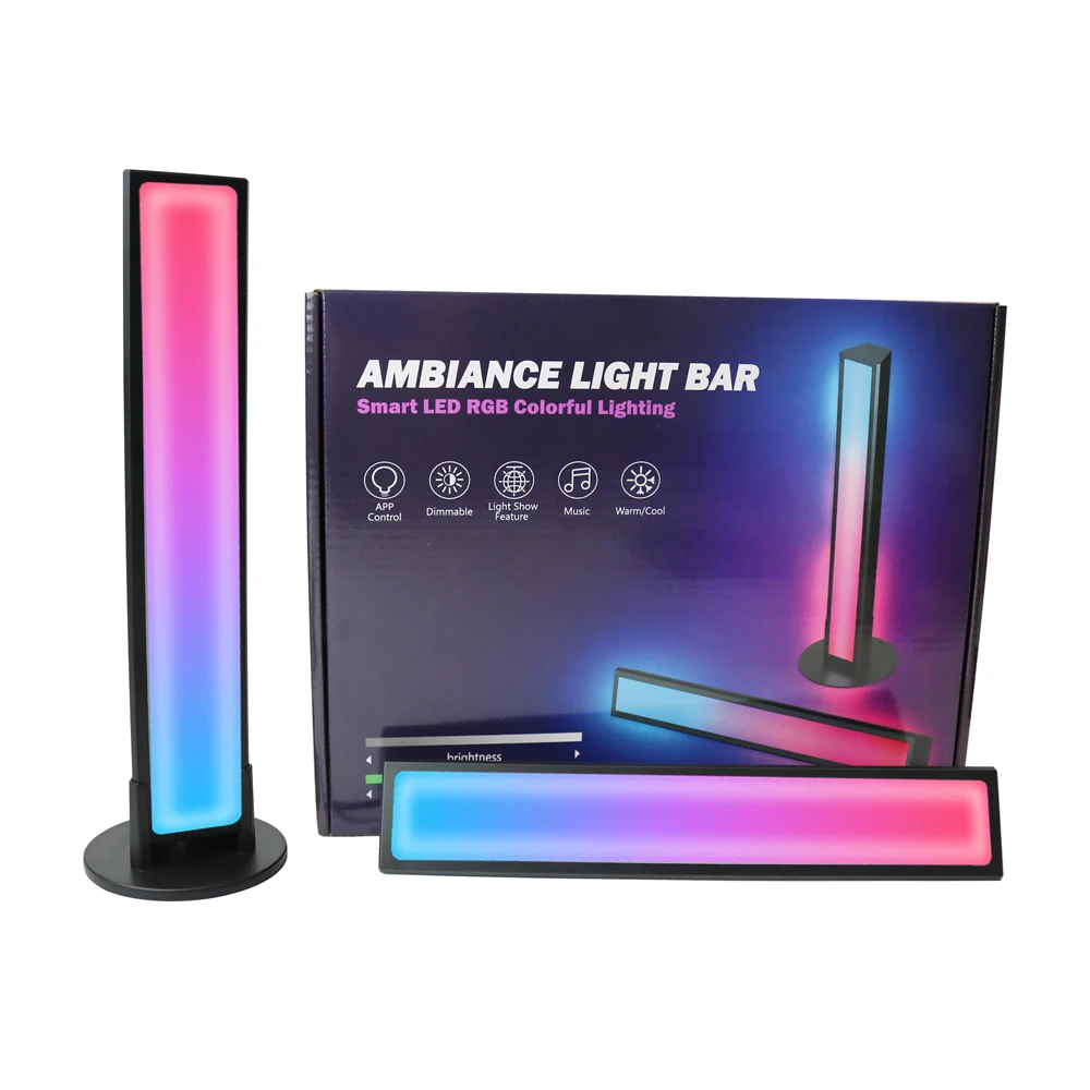 Цветная (RGB) Smart tv световая панель с 18 режим сцены музыка окружающей среды светодиодный свет бар для развлечения ПК ТВ украшения комнаты