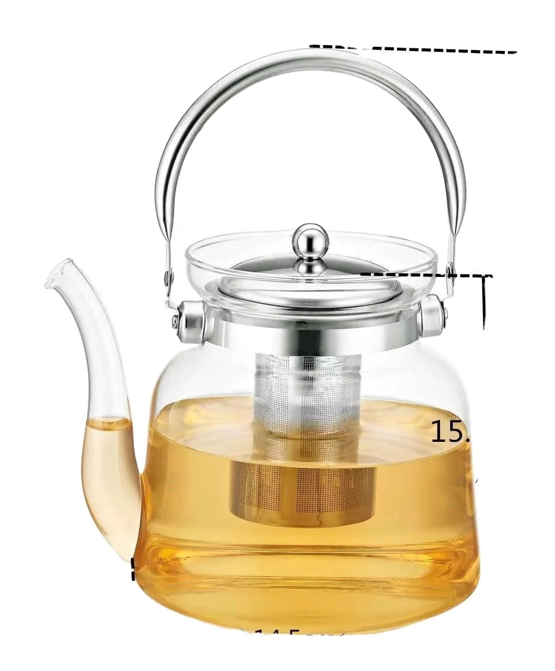 
2500 mlTL-152 high borosilicate glass kettle Hot cup Coffee heater In 2021 the product sell like hot cakes 
