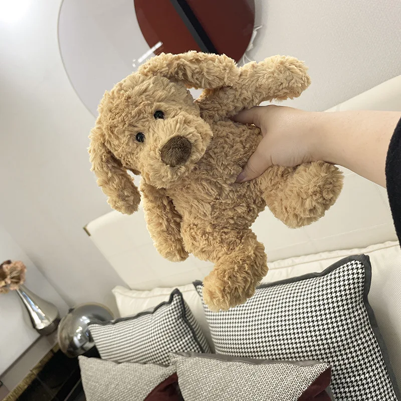 High Quality Wholesale Cute Brown Dog Stuffed Animal Plush Toys for Kids Accompany with Best Price