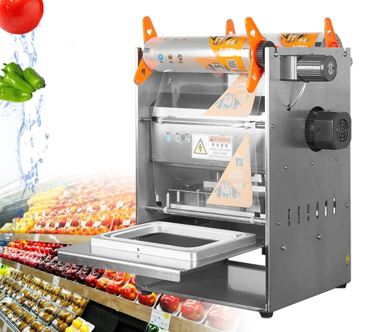 Electric auto sealing machine Liquid water plastic cup sealer machine