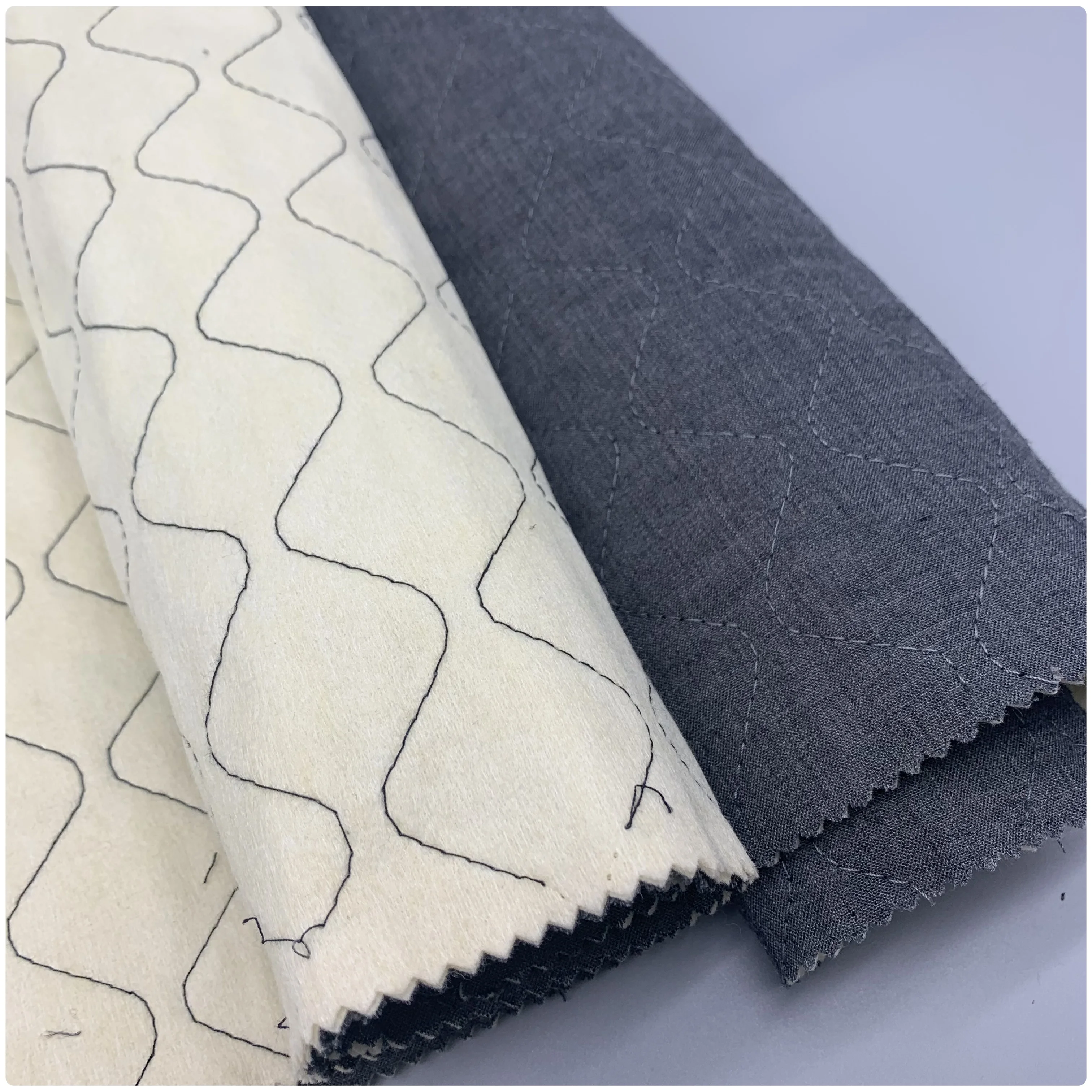 Meta Aramid Fiber and FR Viscose Blended Quilted Felt For Firefighter Suits