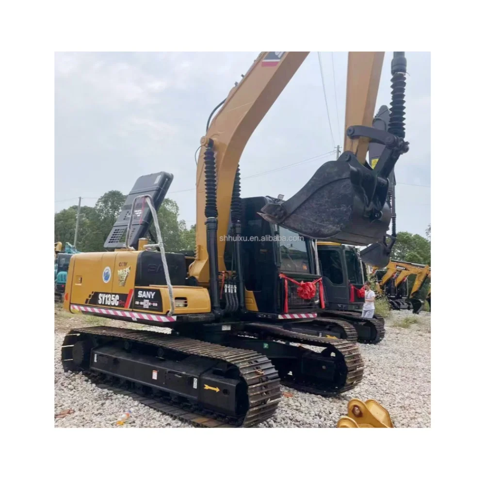 made in china used excavator sany 135/second hand excavator sany 135 for sale from china