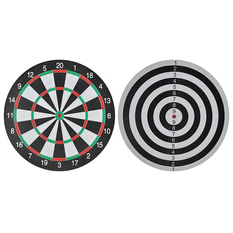 Factory customization Wholesale 18 Inch Double Sided Dart Board For Sisal Board Game For Children Darts Board Pins