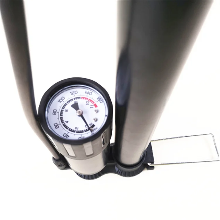 Wholesale Price  High Pressure 130-160psi with Watch Bicycle Accessories Bicycle Air Pump With Tank and Gauge