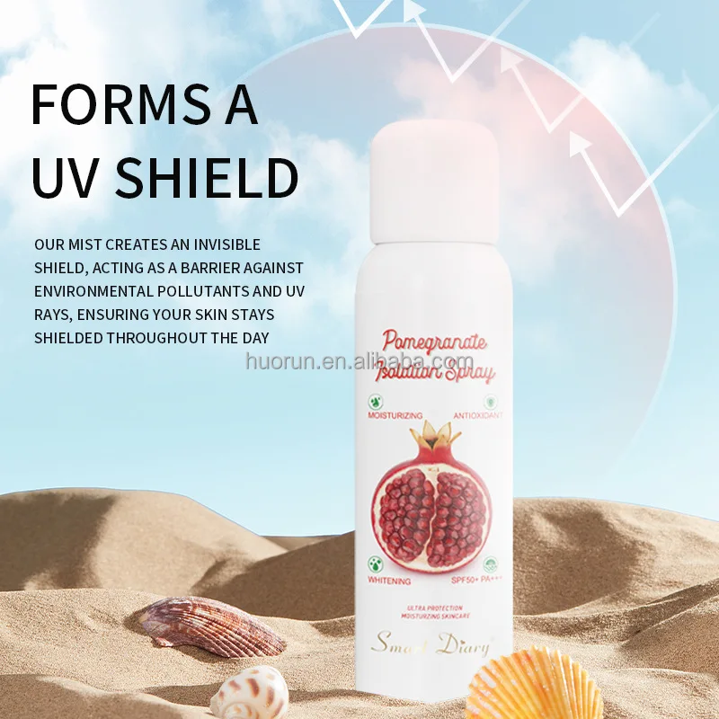 Wholesale Sunscreen Spray SPF50 PA+++ Spectrum UVA/UVB Protection Hydration Water Resistant Lightweight Full Body Sunscreen