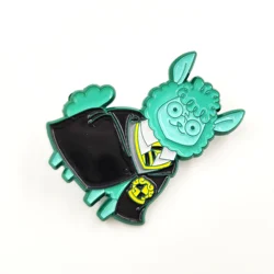 Die Cast Military Clutch Fashion Large Safety Cute Enamel Pins