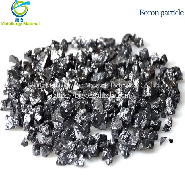 Pure boron 99% crystal boron grain boron block manufacturers have a large number of spot products with high quality  low price