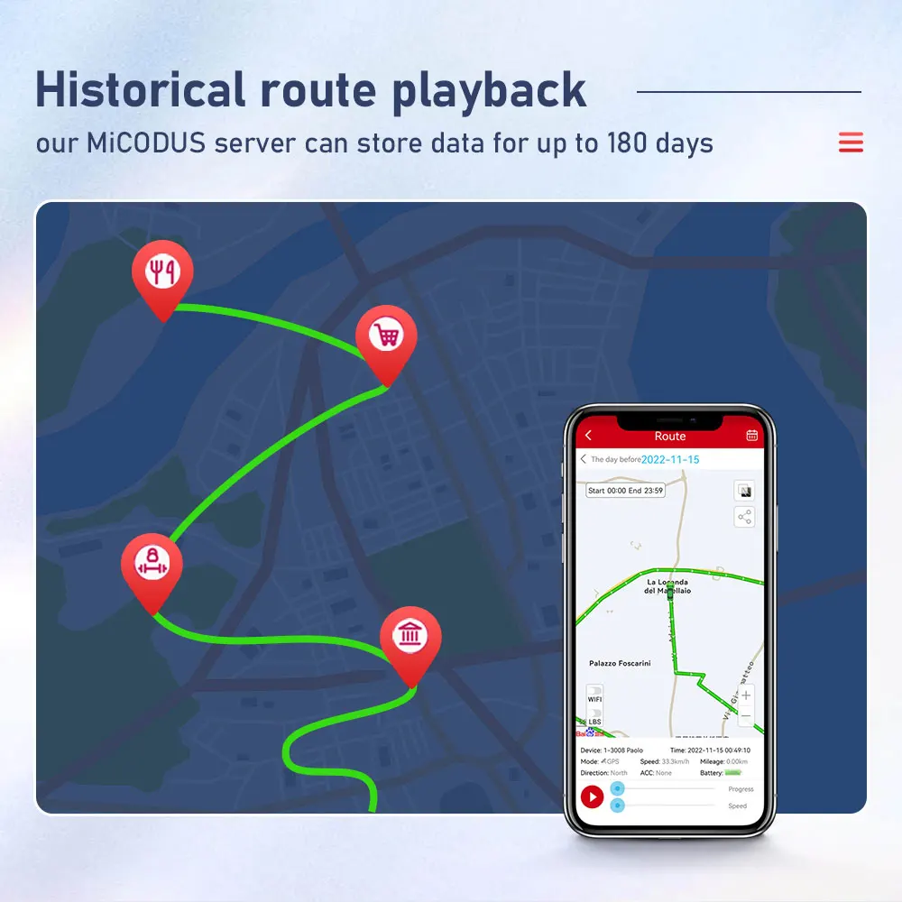 Micodus MV930 Anti Theft Real Time Fleet Management Gps Tracking Device Google Map Tracking System Mini Car 2G Relay Gps Tracker