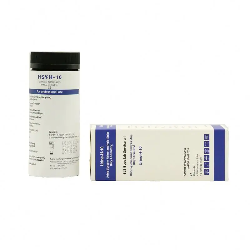 Customized Simple Areta Rapid Response Urinalysis 10Para Urine Test Strips Blood Glucose Test Strips Urine