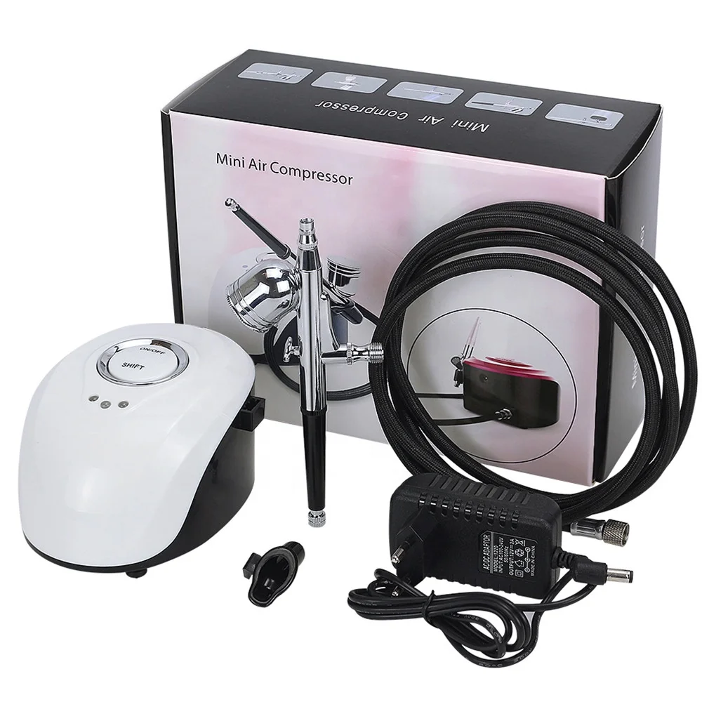 Mini Nail Air Brush Paint Spray Gun Makeup Airbrush compressor For Nail Art Desgin Tattoo Craft Cake Decorating