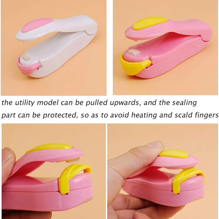 Портативный мини-термоуплотнитель RS02 бытовой аппарат для упаковки пищевых продуктов кухонный пластиковый упаковщик хранения батарей аа