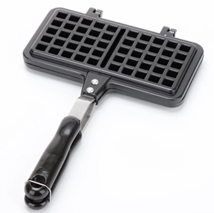  Non-stick Rugged aluminum double-head Waffle Maker Mould Kitchen Tool Cake