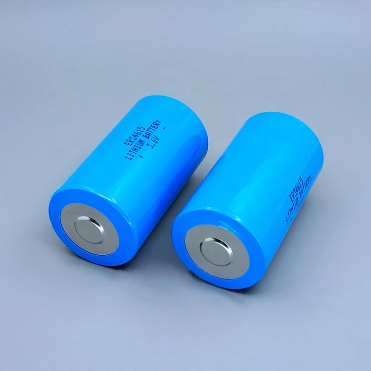 Factory supply d batterias 19000mah 3.6v lithium cell er34615 lisocl2 battery