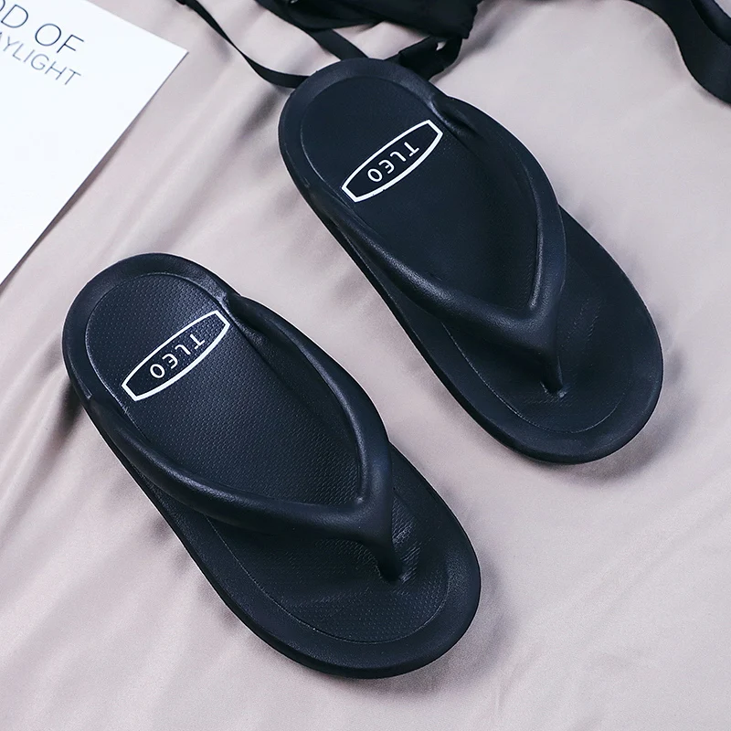 Women EVA slippers  outdoor beach shoes Flip flops summer soft sweet slippers