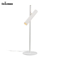 Savia Aluminum Iron LED Desk Reading Light Table Lamp Modern Standing Adjustable Dimmable For Home
