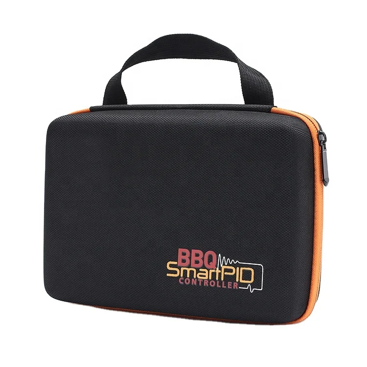 blue pu hard shell protective eva decorative camera bag case