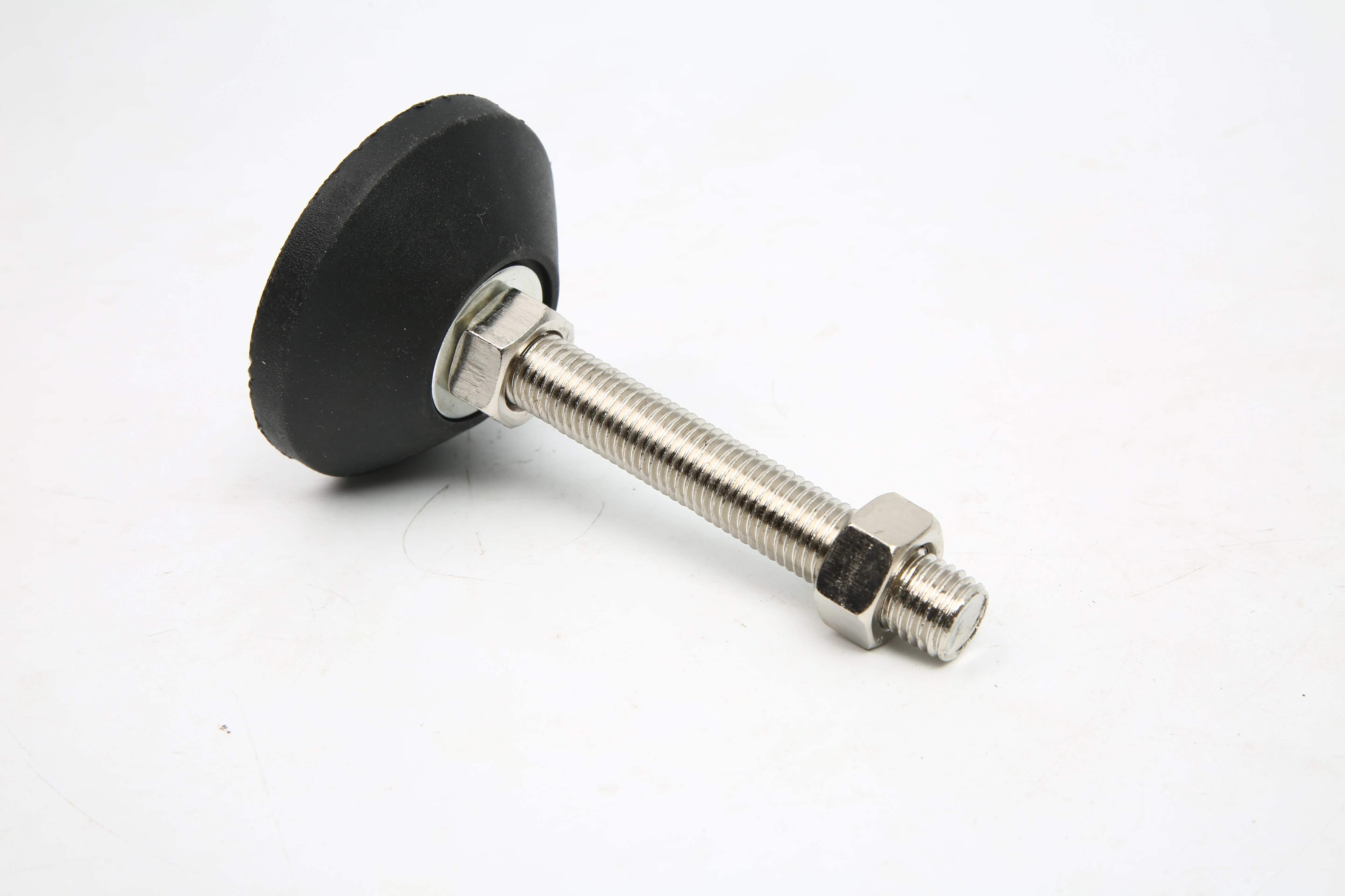 Zinc-Plated Nylon Fixed Heavy Duty 75mm Rack M8 M10 4.8inch Furniture Feet Levellers Adjustable Foot