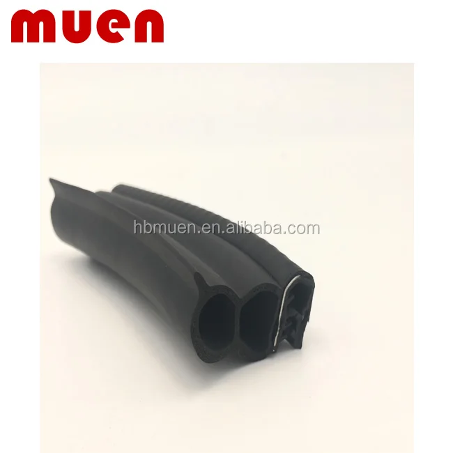 Manufacturers wholesale car door seal/U-shaped bubble seal Steel cassette type self-adhesive seal