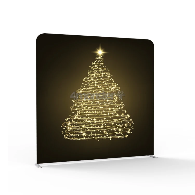 Aluminum display stand portable tension fabric photo booth fabric backdrop size