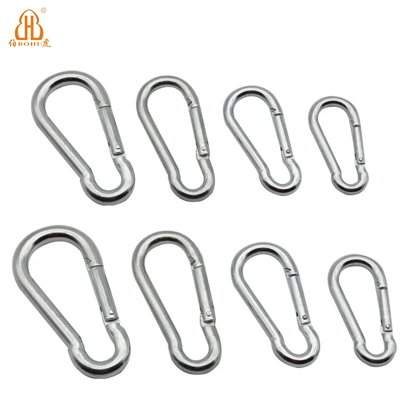 BOHU snap hook carabiner spring snap hook for bag metal snap hook