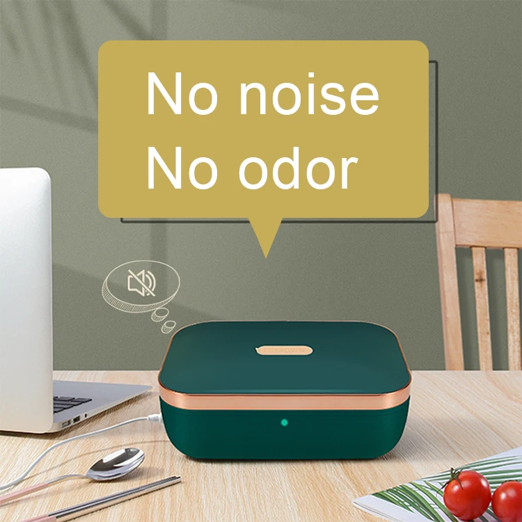 Portable 800ML Car Home School Use Hot Thermo Heated Ceramic Food Warmer Container Electric Bento Lunch Box