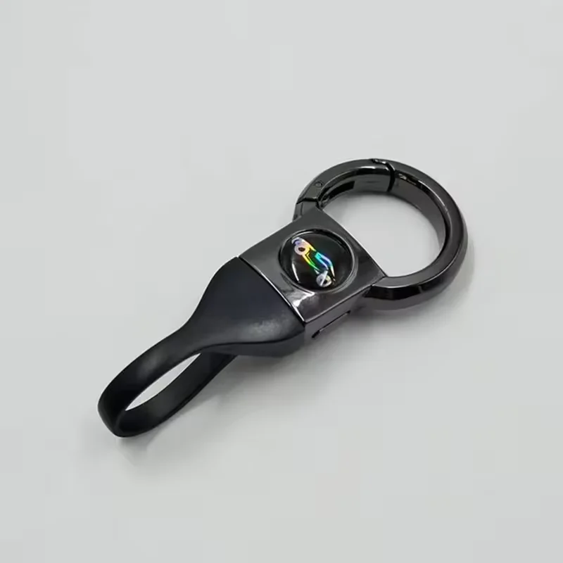 2024 New Design Car Key Ring Key Chain with Logo Zinc Alloy TPU Car Keychain Holder Metal Car Key Accessories Fit for Renault