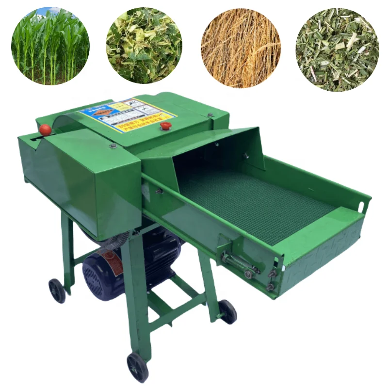Sale 9z-1.5 Straw Dairy Farm Electric Grass Cutter Feed Chaff Cutter Machine Small Mini Grass Animal Provided 45 Henan 6 Months