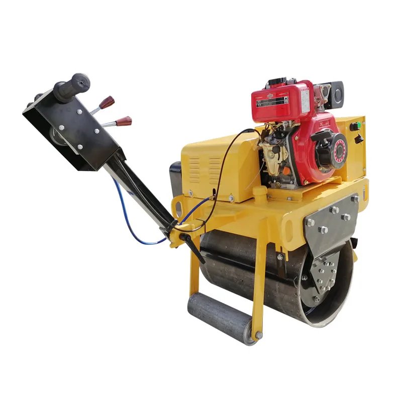 small hand roller compactor vibratory road roller double drum vibrating road roller