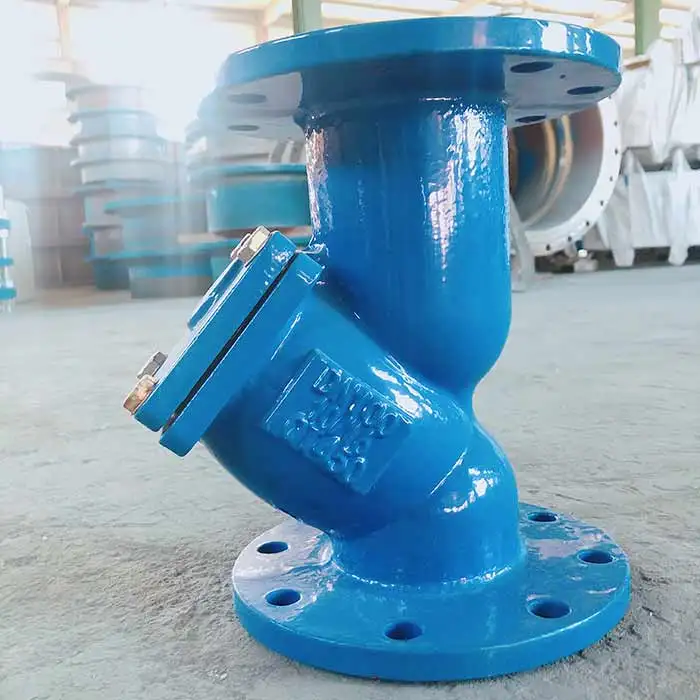 Y-образный высококачественный фланцевый фильтр из нержавеющей стали для подключения воды