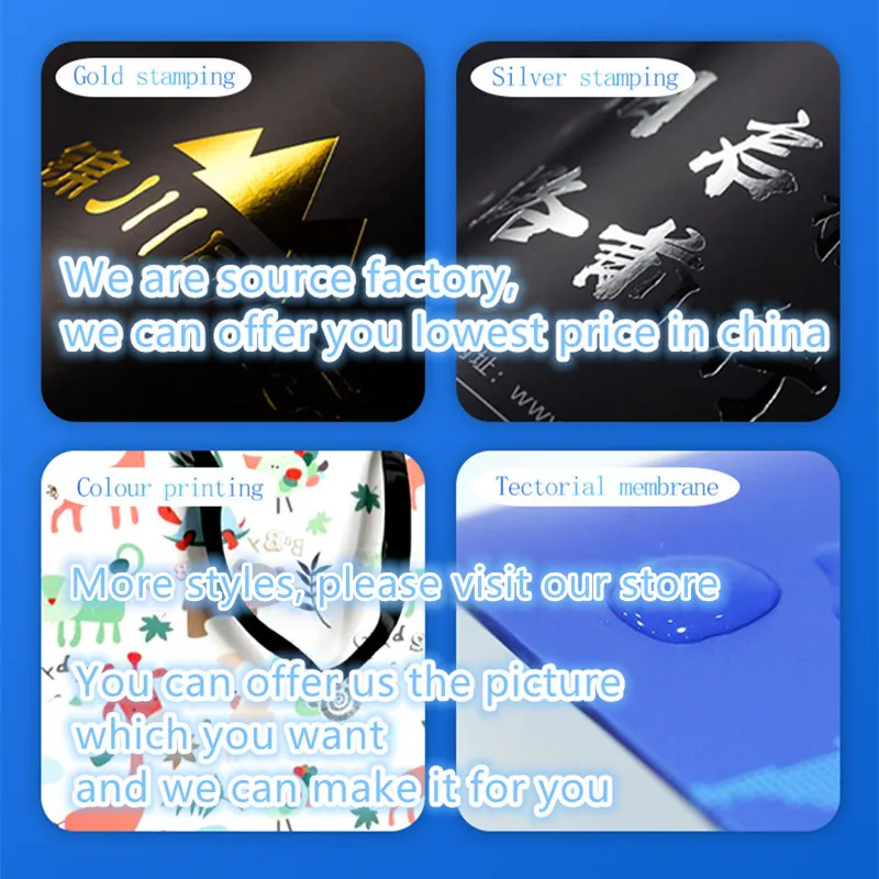 Cute Cartoon Printed Customized Kraft Paper Children Gift Shopping Bags Wholesale Tough Food Cake Drink Tote Paper Bags