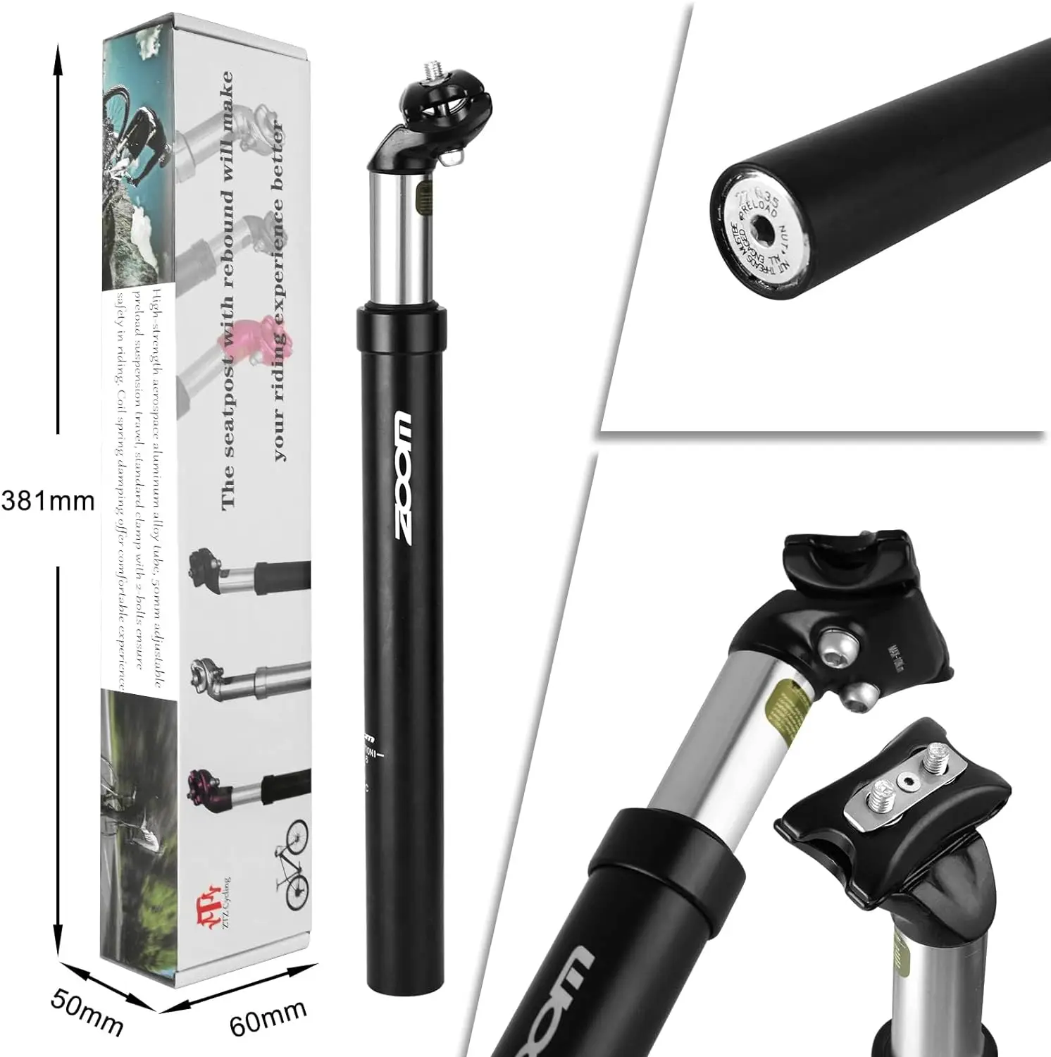 27.2 30.4 30.9 31.6 Aluminum Bicycle Seat Posts with Suspension Seatpost for MTB Road Moutain Fixed Bike