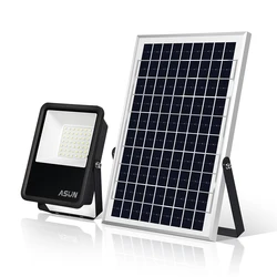 IP66 Outdoor Waterproof and Lightning Protection Solar Flood Light with Anti-shedding PC Glass Frame