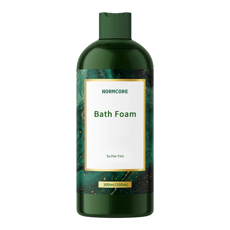 Private Label Body Care Organic Rose Bubble Bath Gel Nourishing Liquid Gentle Moisturizing Bubble Bath