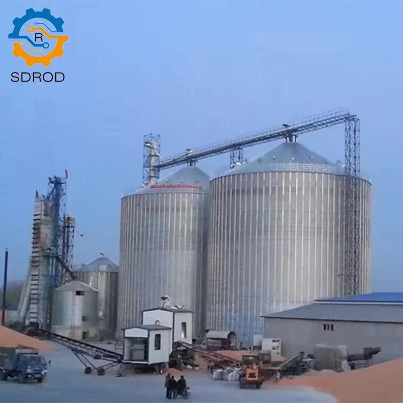 SDROD professiont customized pellet seed cereal storage 10ton 200 grain steel silo 100 ton grain silo price grain silo prices