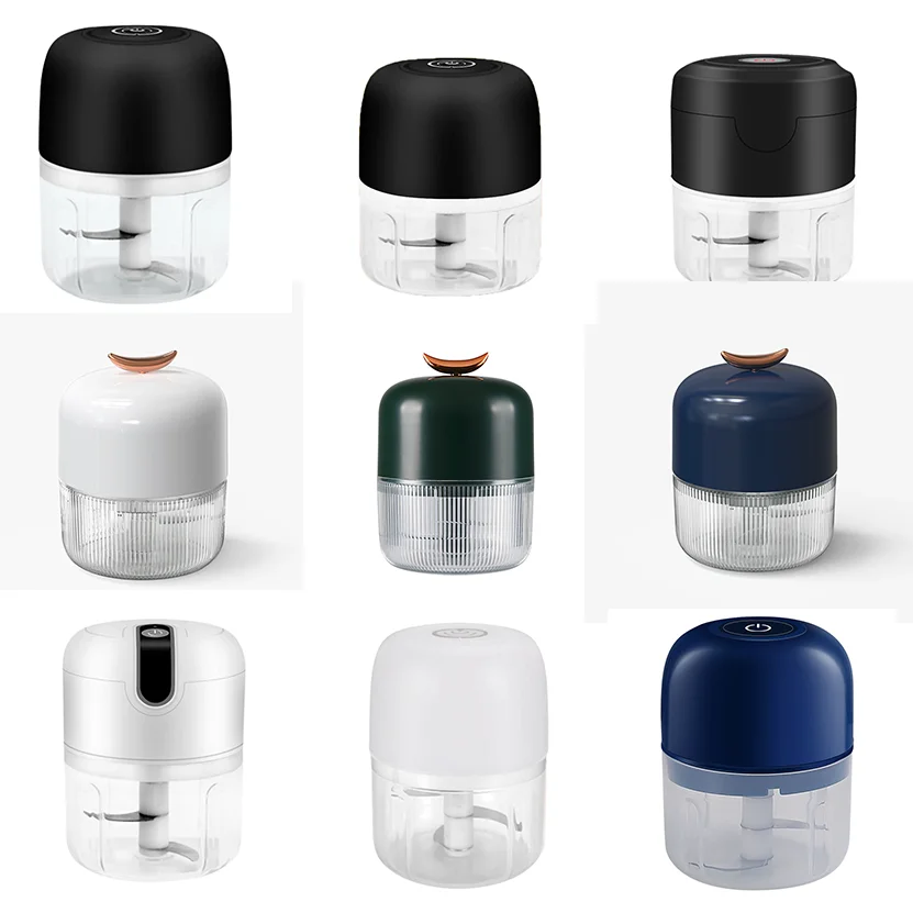 12 Patterns Kitchen Portable Mini USB Electric Food Veggie Vegetable Onion Garlic Chopper