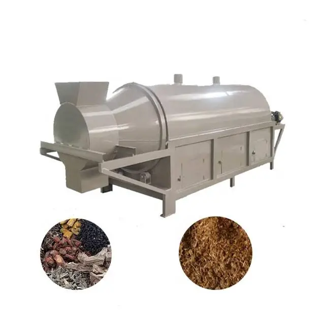 Multifunctional Industrial Electric Electric Heating Drum Type Grain  Small Carbon Powder Coal Cinder Steel  Drum Dryer