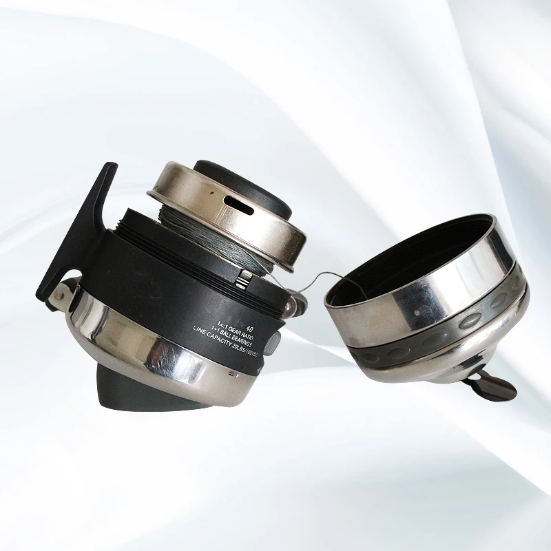 1+1BB spincast reel with double handle