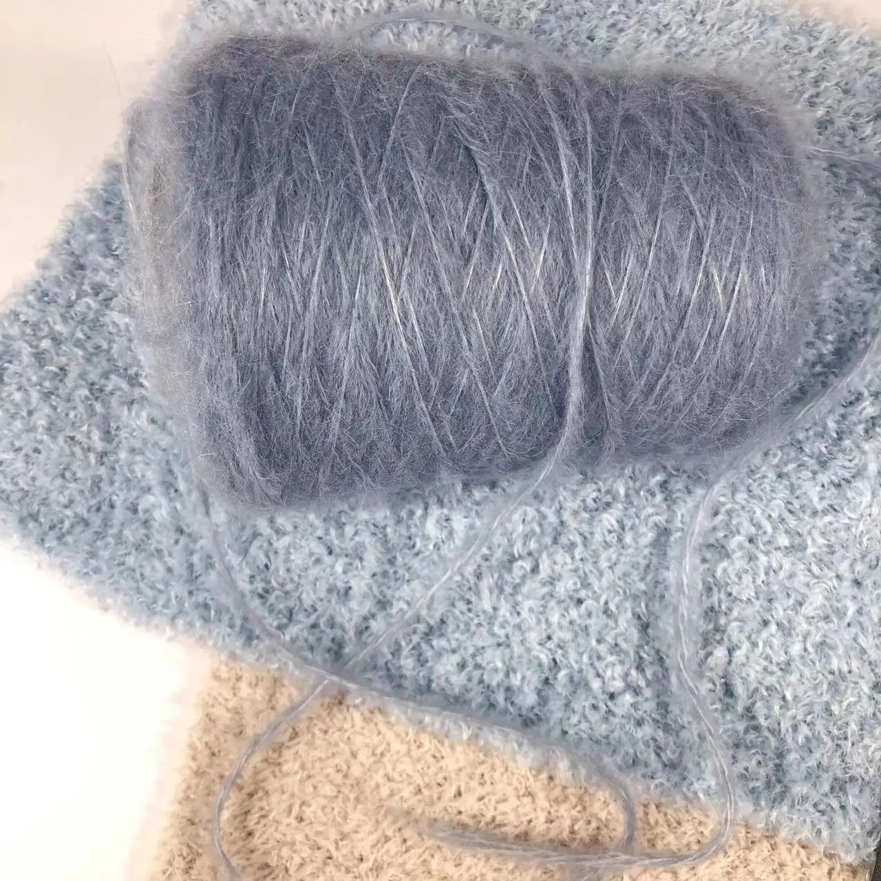 Factory Selling High Quality 65% Polyester Blended 27% Acrylic 4% Wool 4% Nylon Knitting Yarn