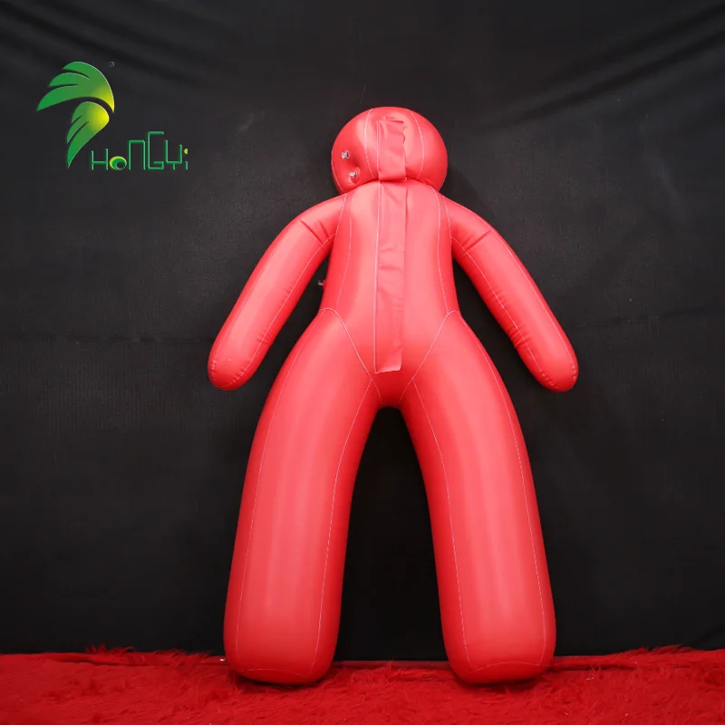 Newest Customized Design Funny PVC Inflatable Body Suit Model Wearable Doll Shape Inflatable Suit Cheap Cartoon