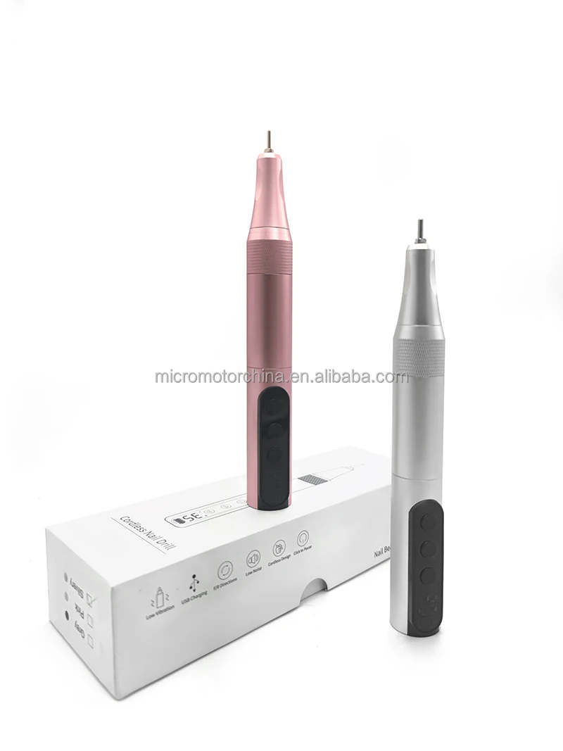 2024 New Arrival Brushless Motor Wireless Portable 35000 RPM Pro Electric Acrylic Nail Efile Drill Grinder Machine