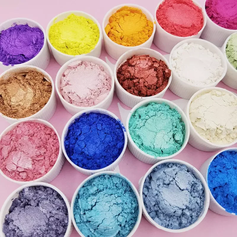 China Supplier Bulk Cosmetic Grade Natural shimmer mineral Mica powder Soap Colorant dye