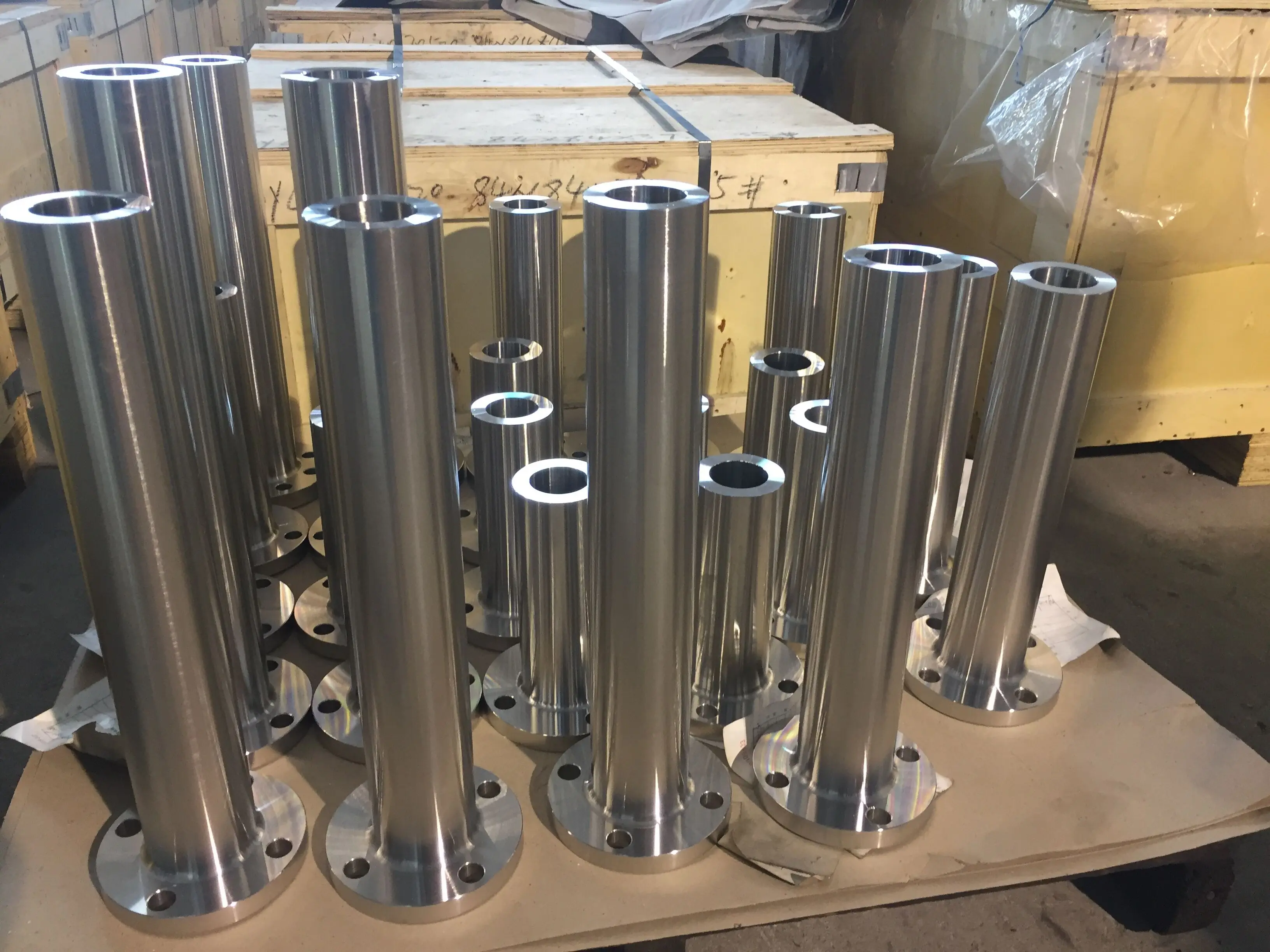 Класс 150 astm b16.5 6 дюймов rf длинный сварочный шейный фланец