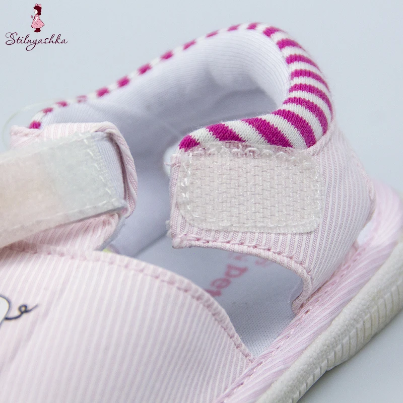 New fashion toddler baby girls sandals cotton cloth baby summer shoes