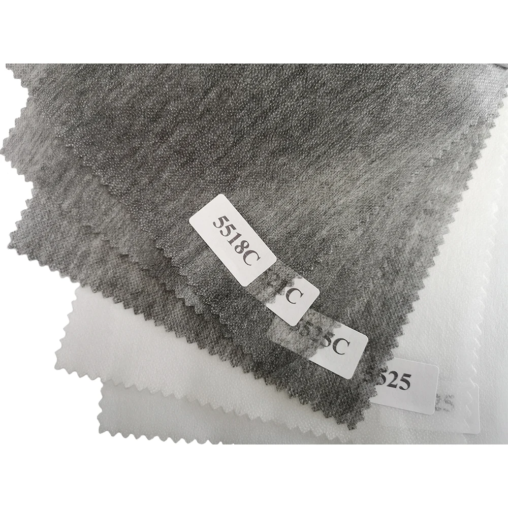 GAOXIN FB5525 Stich Bond Nonwoven Fusing Interlining for Garment Fusing Interfacing Interlinings & Linings PA/ PES Coated