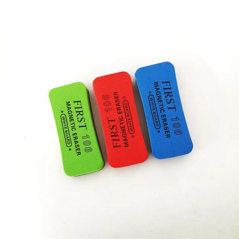 EVA magnetic dry erase board erasers whiteboard eraser with felt for school and office